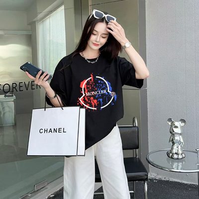 Moncler cotton round neck t-shirt — 9