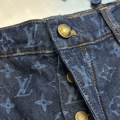 Louis Vuitton Monogram denim shorts — 6