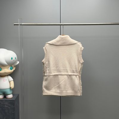 Moncler Wool & Cashmere Blend Down Gilet — 9