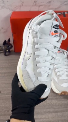 Nike x Sacai VaporWaffle Sail Gum sneakers — 5