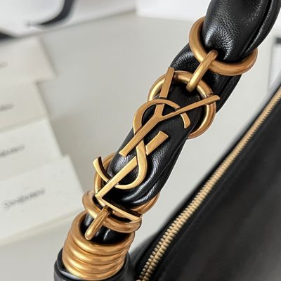 Saint Laurent Amalia Suede Hobo Bag — 5