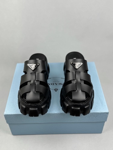 Prada Monolith platform fisherman sandals — 3
