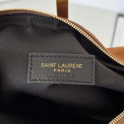 Saint Laurent Amalia Suede Hobo Bag — 8
