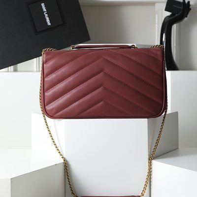 Saint Laurent Loulou Quilted Shoulder Bag — 3