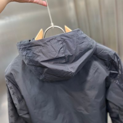 Louis Vuitton black monogram reversible windbreaker — 7