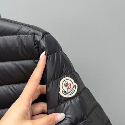 Moncler Azalee Tie-Details Short Down Jacket — 4
