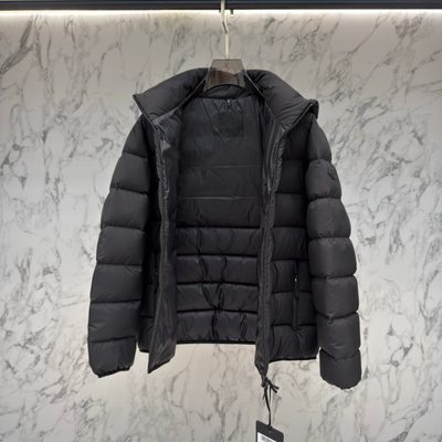Moncler Arneb Hooded Short Down Jacket — 5
