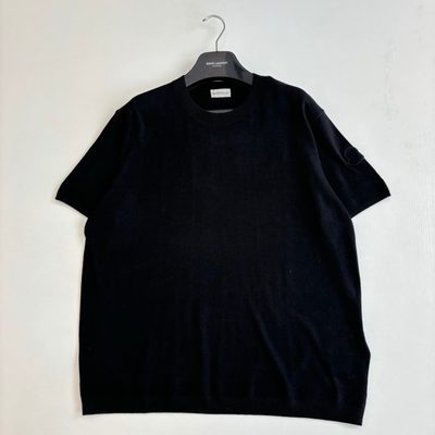 Moncler black knitted short-sleeve t-shirt — 3