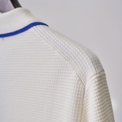 Louis Vuitton white waffle-knit polo shirt — 8