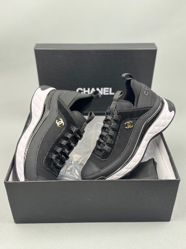 Chanel Velvet Calfskin & Mixed Fibers sneakers