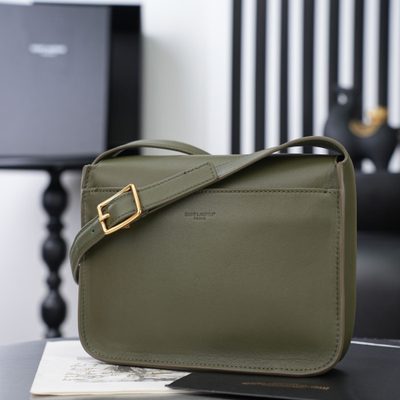 Saint Laurent Niki Logo Plaque Satchel Bag — 8