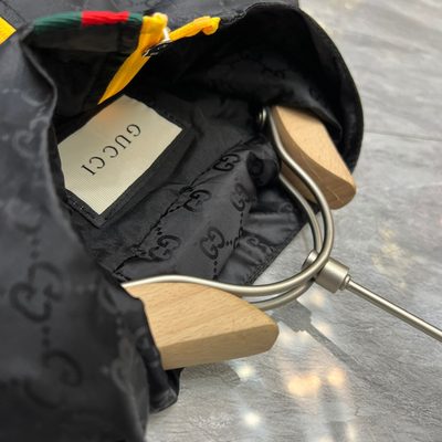 Gucci black nylon hooded jacket — 6