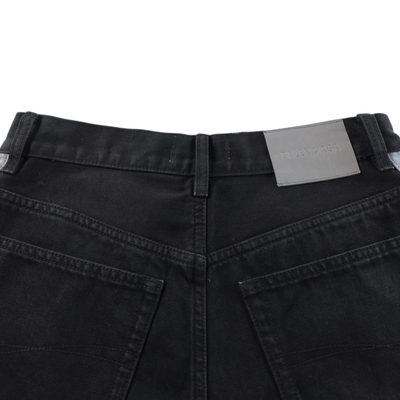 Balenciaga Piping Detail Denim Shorts — 4