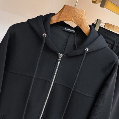 Balenciaga zip-up hoodie and matching sweatpants set — 4