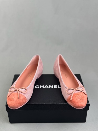 Chanel Suede Cap Toe Ballet Flats — 4