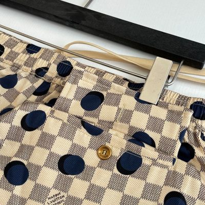 Louis Vuitton Damier Silk Shorts — 8