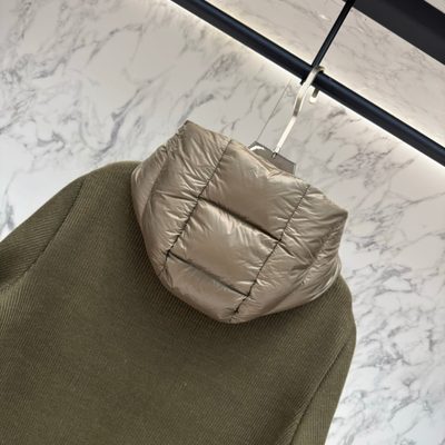 Moncler Logo-Appliquéd Wool-Trimmed Quilted Shell Hooded Down Jacket — 9