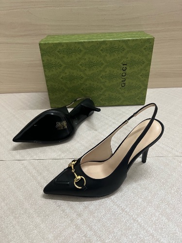 Gucci Horsebit slingback pumps