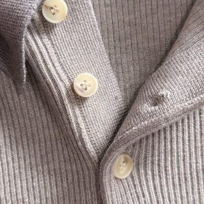 Dior  long-sleeve knit polo sweater — 4