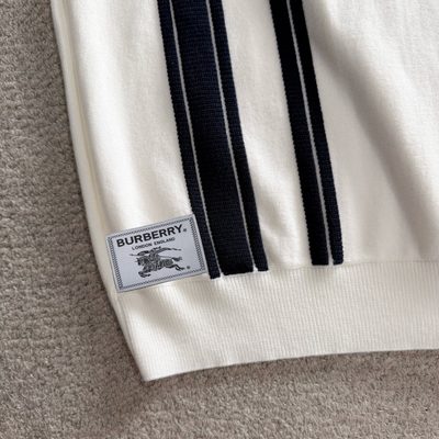 Burberry long-sleeve knitted polo sweater — 5