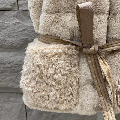 Moncler Joui belted plush down gilet — 5