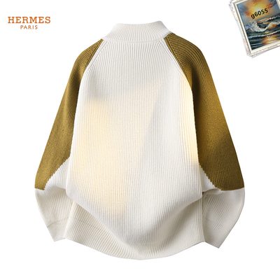 Hermes knitted zip-up cardigan — 5