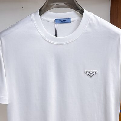 Prada cotton crew-neck T-shirt — 3