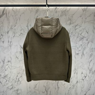 Moncler Logo-Appliquéd Wool-Trimmed Quilted Shell Hooded Down Jacket — 3