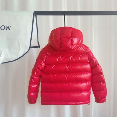 Moncler Enfant Maya Hooded Short Down Jacket — 5