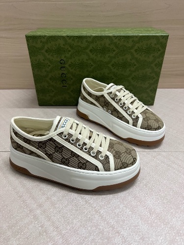 Gucci Chunky-Sole GG-Canvas Trainers — 4