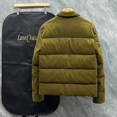 Prada Cotton Corduroy Down Puffer Jacket — 9