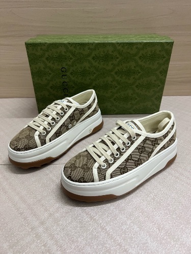 Gucci Chunky-Sole GG-Canvas Trainers — 3