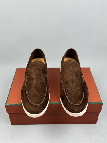 Loro Piana Summer Walk suede loafers — 3