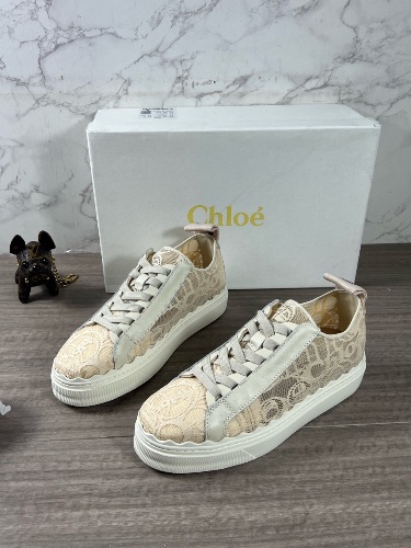 Chloé Lauren lace sneakers — 3