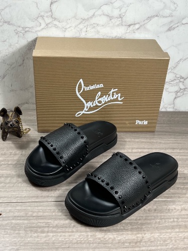 Christian Louboutin Pool Stud flat sandals — 3