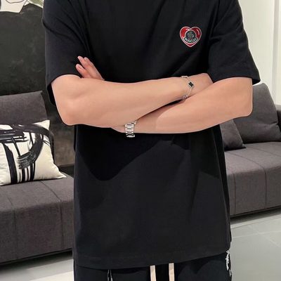 Moncler logo-patch cotton T-shirt — 9
