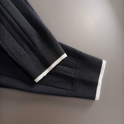 Burberry long-sleeve knitted polo sweater — 3