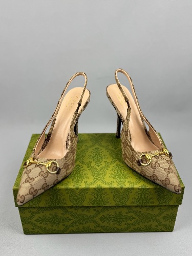 Gucci Horsebit Slingback Pumps — 4