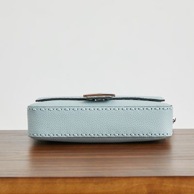 Fendi black leather Baguette shoulder bag (T) — 5