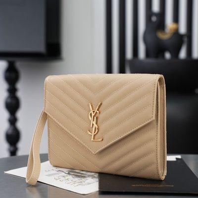 Saint Laurent Cassandre Matelassé Flap Pouches — 6