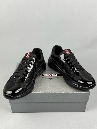 Prada America's Cup patent leather sneakers — 4
