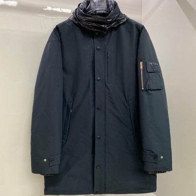 Prada Technical Fabric Down Coat