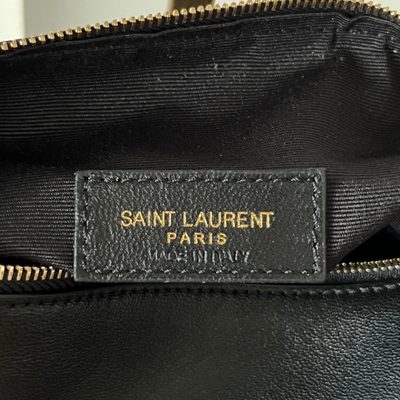 Saint Laurent Amalia Suede Hobo Bag — 8