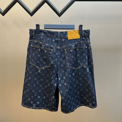 Louis Vuitton Monogram denim shorts — 4