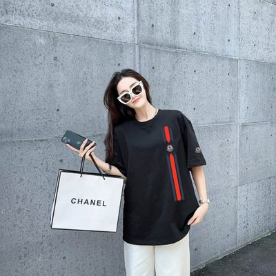 Moncler Triple Logo Crewneck T-Shirts — 9