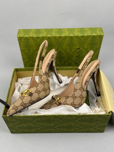 Gucci Horsebit Slingback Pumps