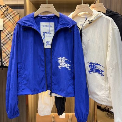 Burberry Cropped Nylon Hooded Jacket — 3
