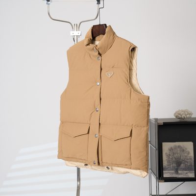 Prada Medium-Weight Technical Fabric Down Vest — 3