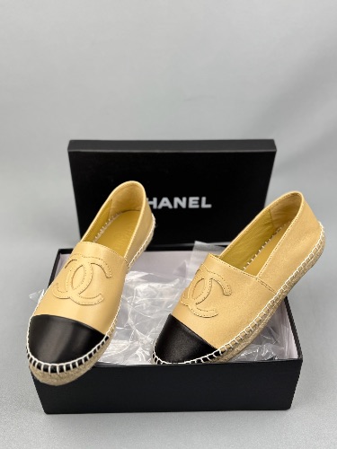 Chanel lambskin espadrilles