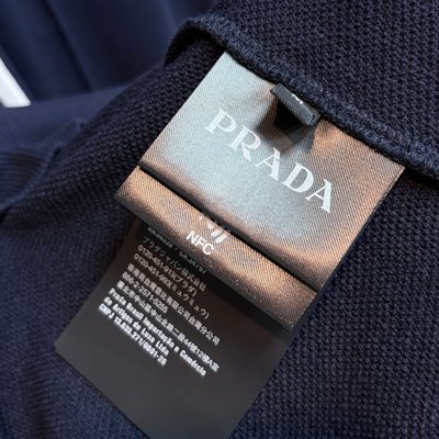 Prada navy blue athletic tracksuit set — 7